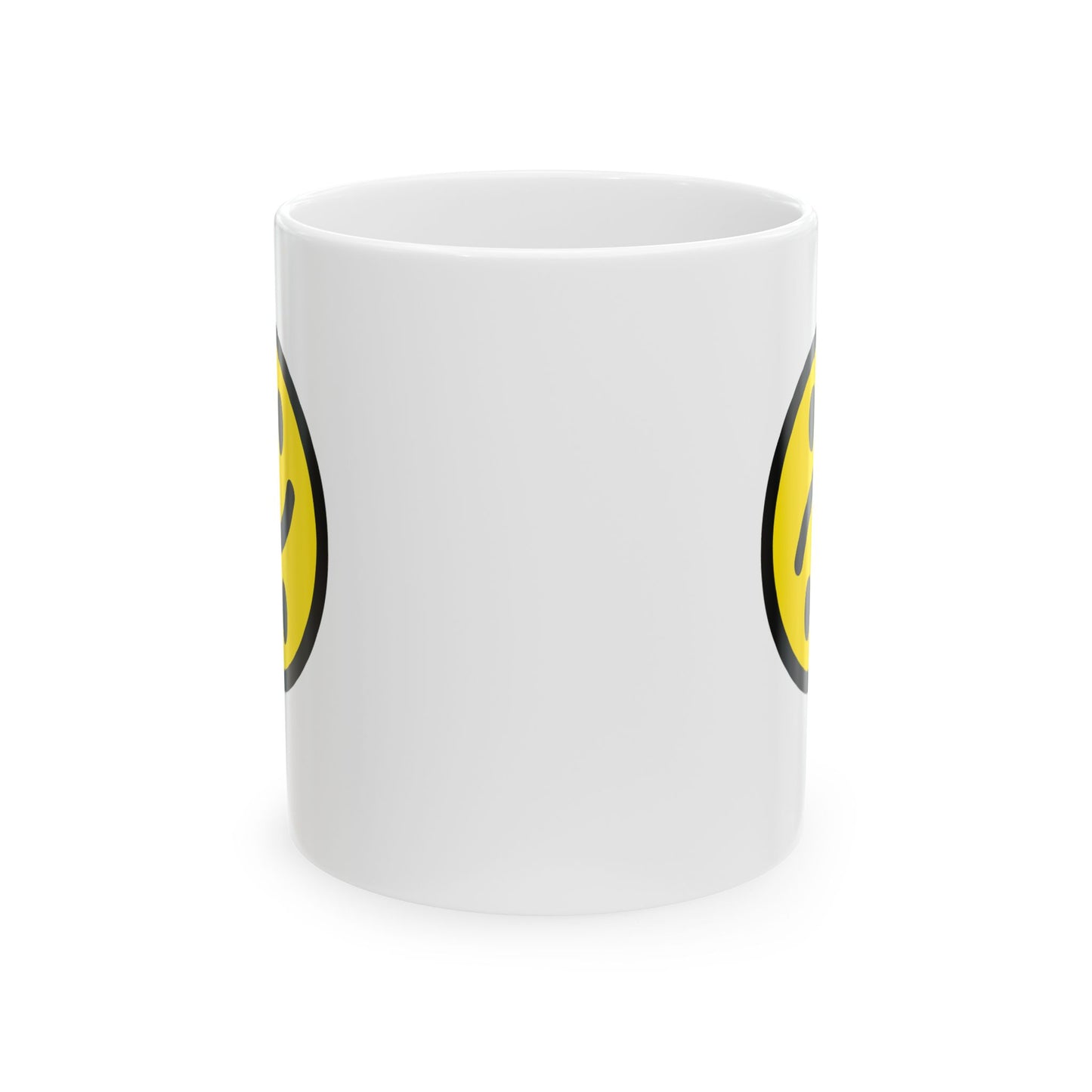 Smile'd White Ceramic Mug 11oz