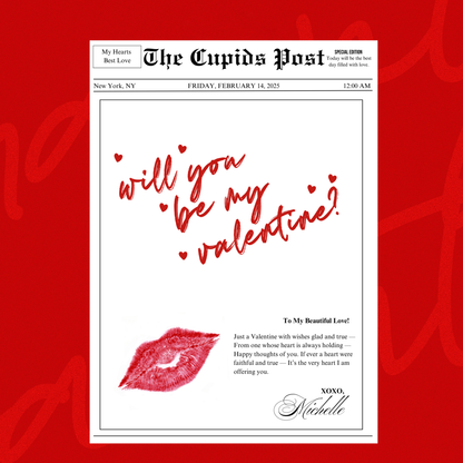 Newspaper Cupid Style eCard