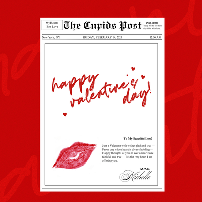 Newspaper Cupid Style eCard