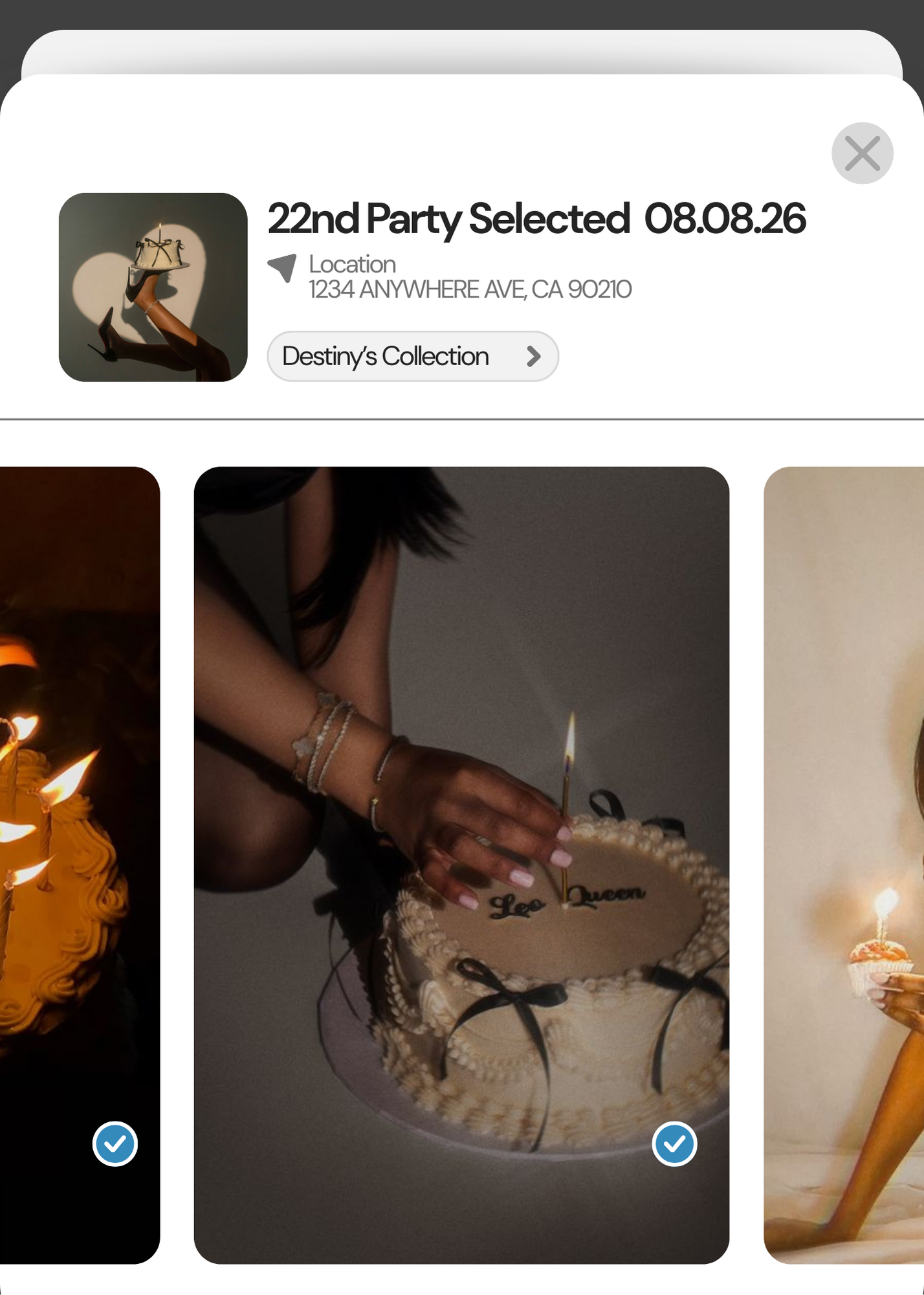 Birthday Photo App Invitation - Phone & Print Template