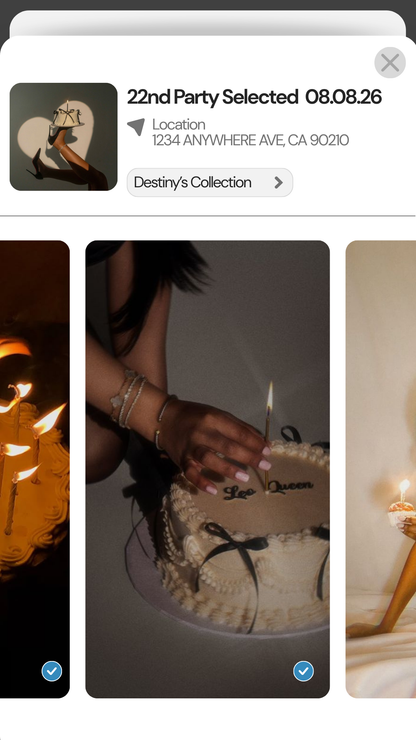 Birthday Photo App Invitation - Phone & Print Template