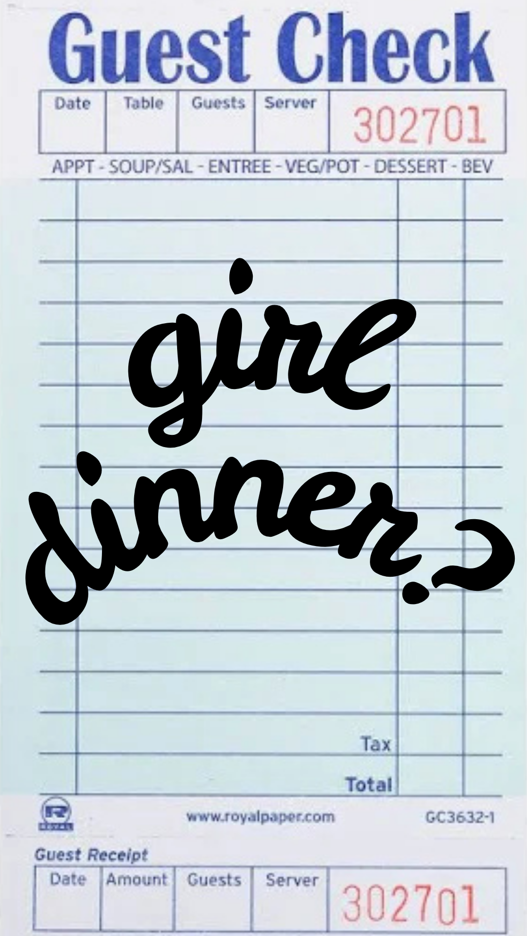 Galentine's Girl Dinner Invitation  - Text Invite
