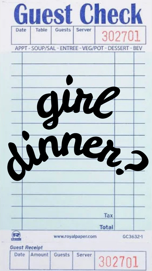 Galentine's Girl Dinner Invitation  - Text Invite